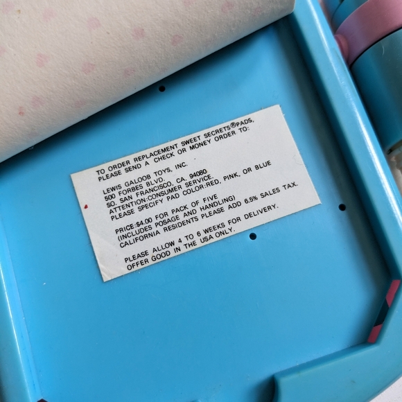 Vintage Sweet Secrets Galoob Pens 'n Friends Kitchen Playset Let's Write Kitty - Picture 11 of 11